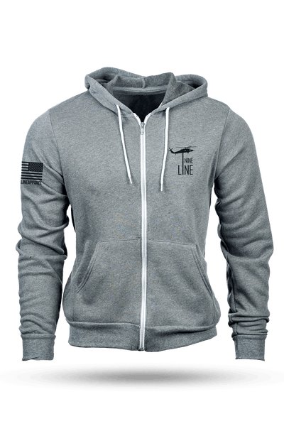 Men's Full-Zip Hoodie - Don't Tread on Me - Nine Line Apparel