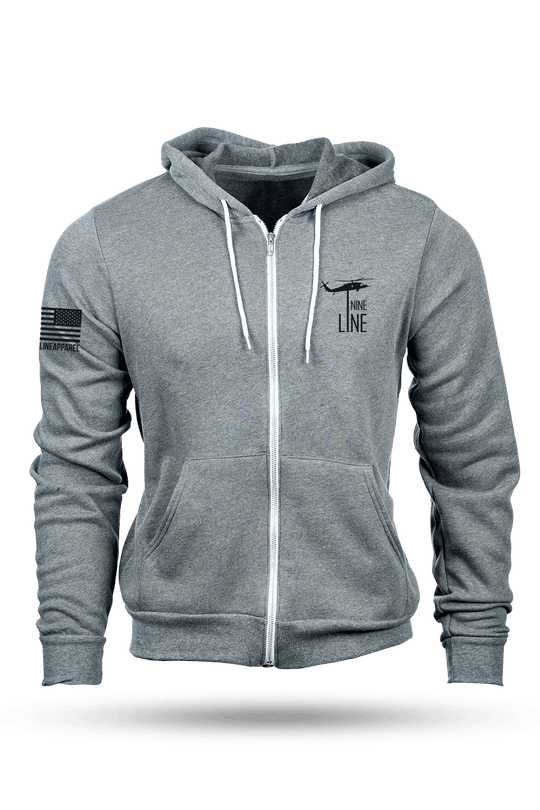 Men's Full-Zip Hoodie - Don't Tread on Me - Nine Line Apparel