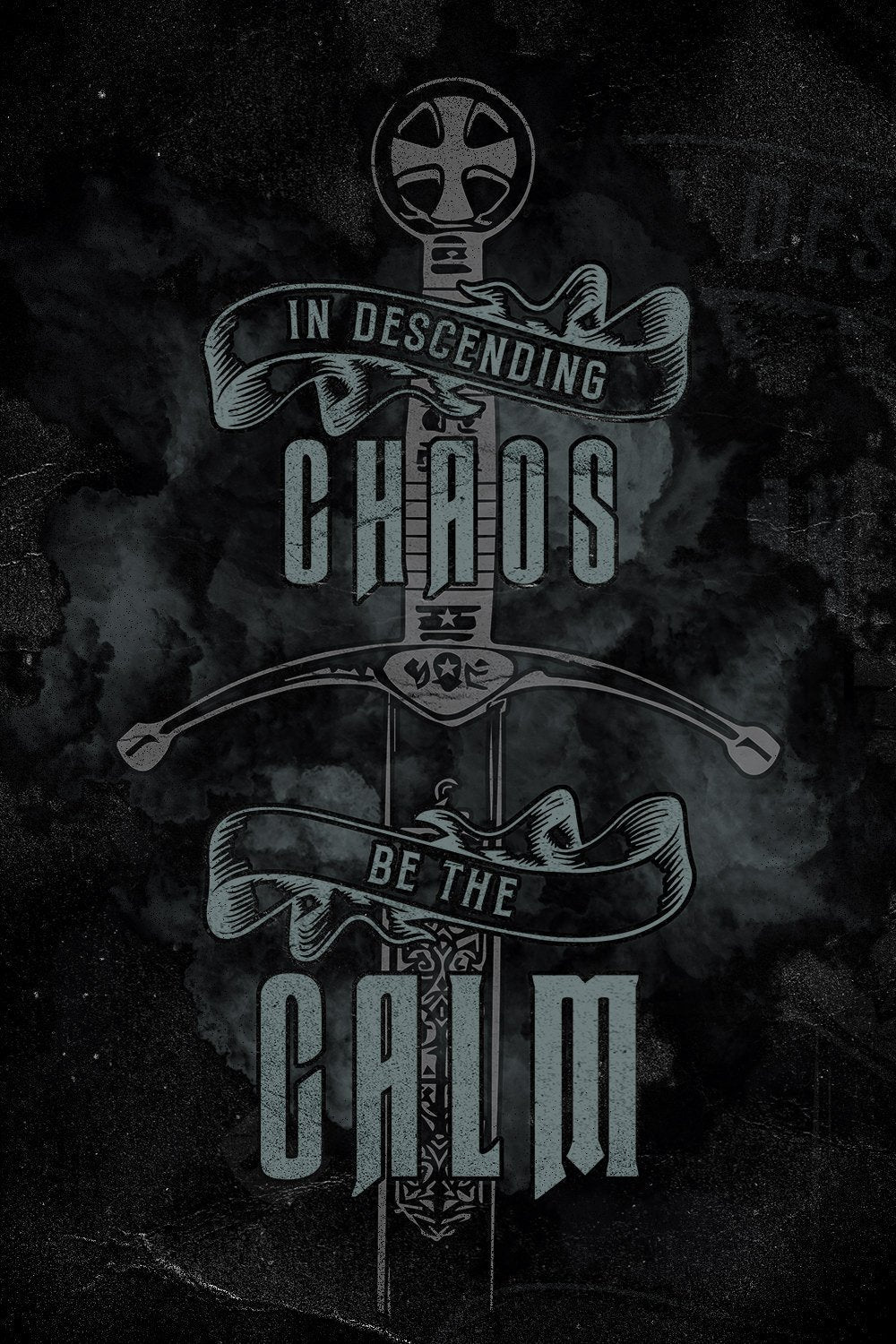 Men's Full-Zip Hoodie - Oz-Be The Calm - Nine Line Apparel