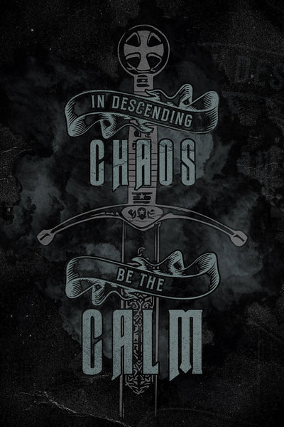 Men's Full-Zip Hoodie - Oz-Be The Calm - Nine Line Apparel