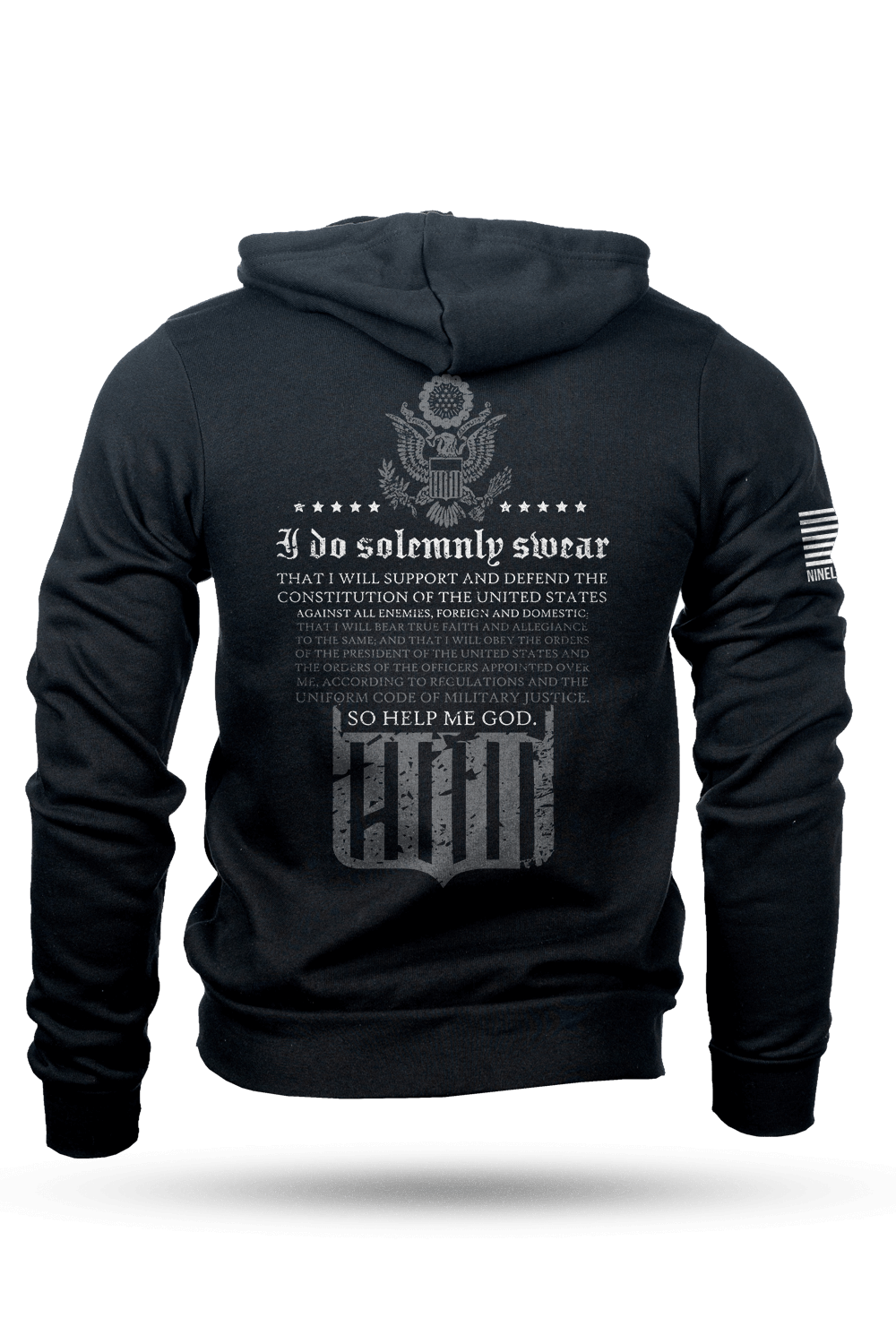 Men's Full-Zip Hoodie - The Oath - Nine Line Apparel