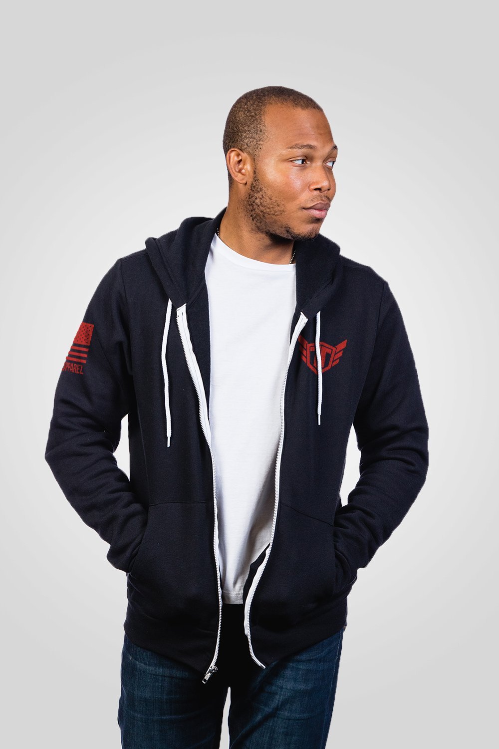 Men's Full-Zip Hoodie - Tig Kill 'Em All - Nine Line Apparel