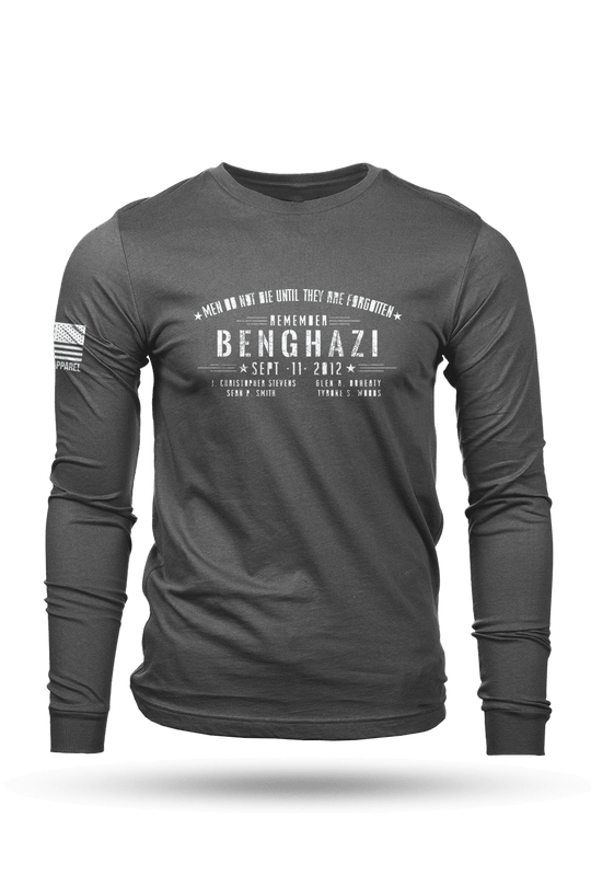 Mens Long Sleeve - Benghazi - Nine Line Apparel