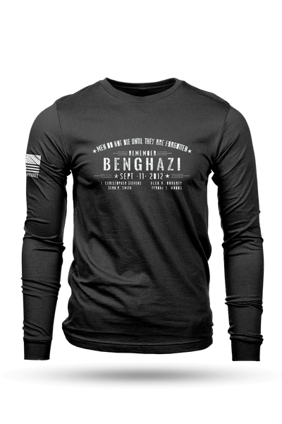 Mens Long Sleeve - Benghazi - Nine Line Apparel