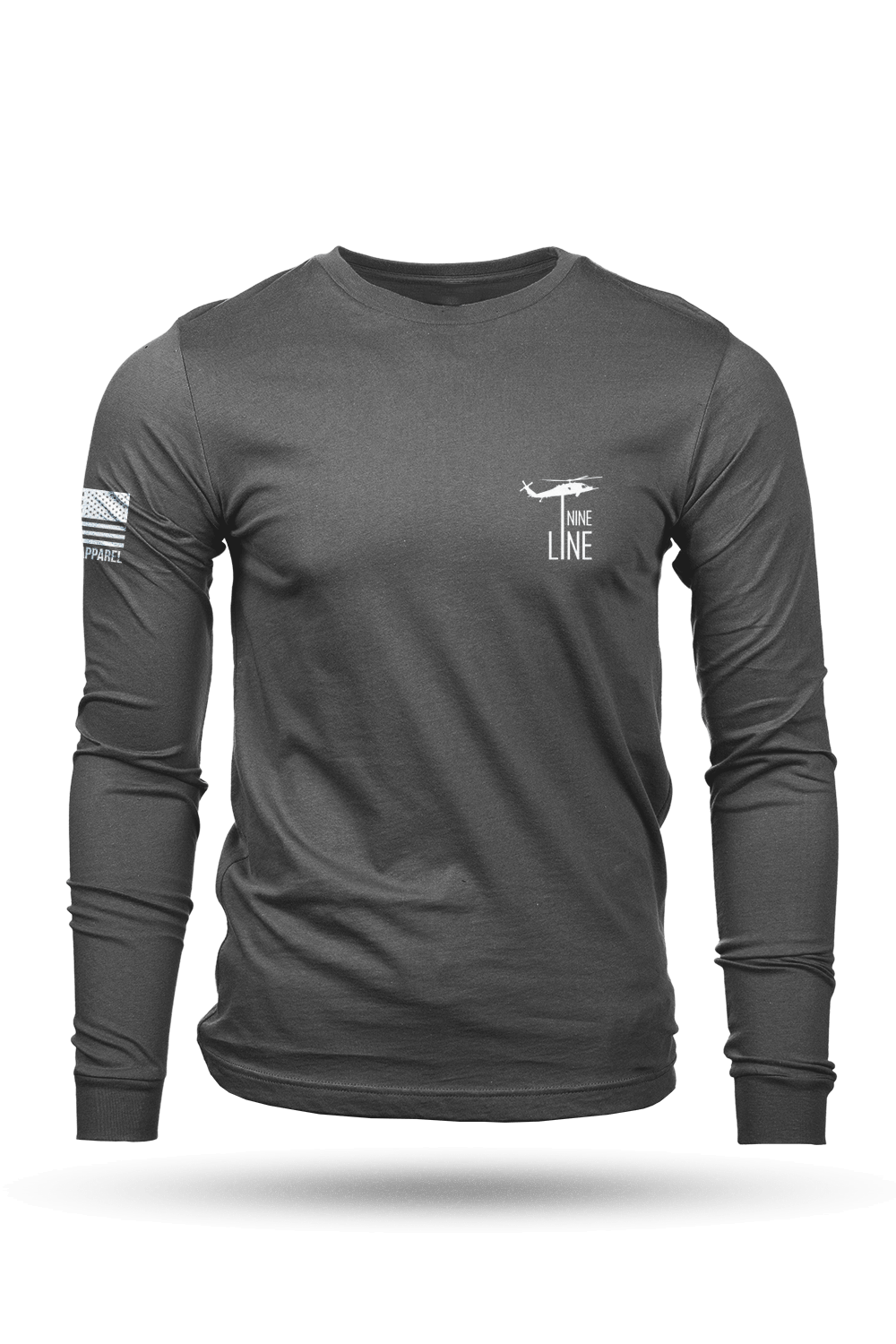 Mens Long Sleeve - I Stand - Nine Line Apparel