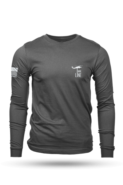 Mens Long Sleeve - I Stand - Nine Line Apparel