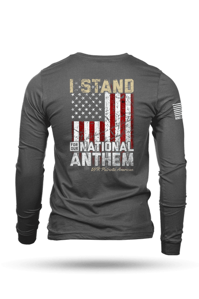 Mens Long Sleeve - I Stand - Nine Line Apparel