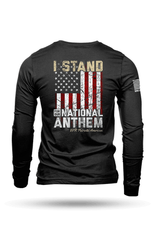 Mens Long Sleeve - I Stand - Nine Line Apparel