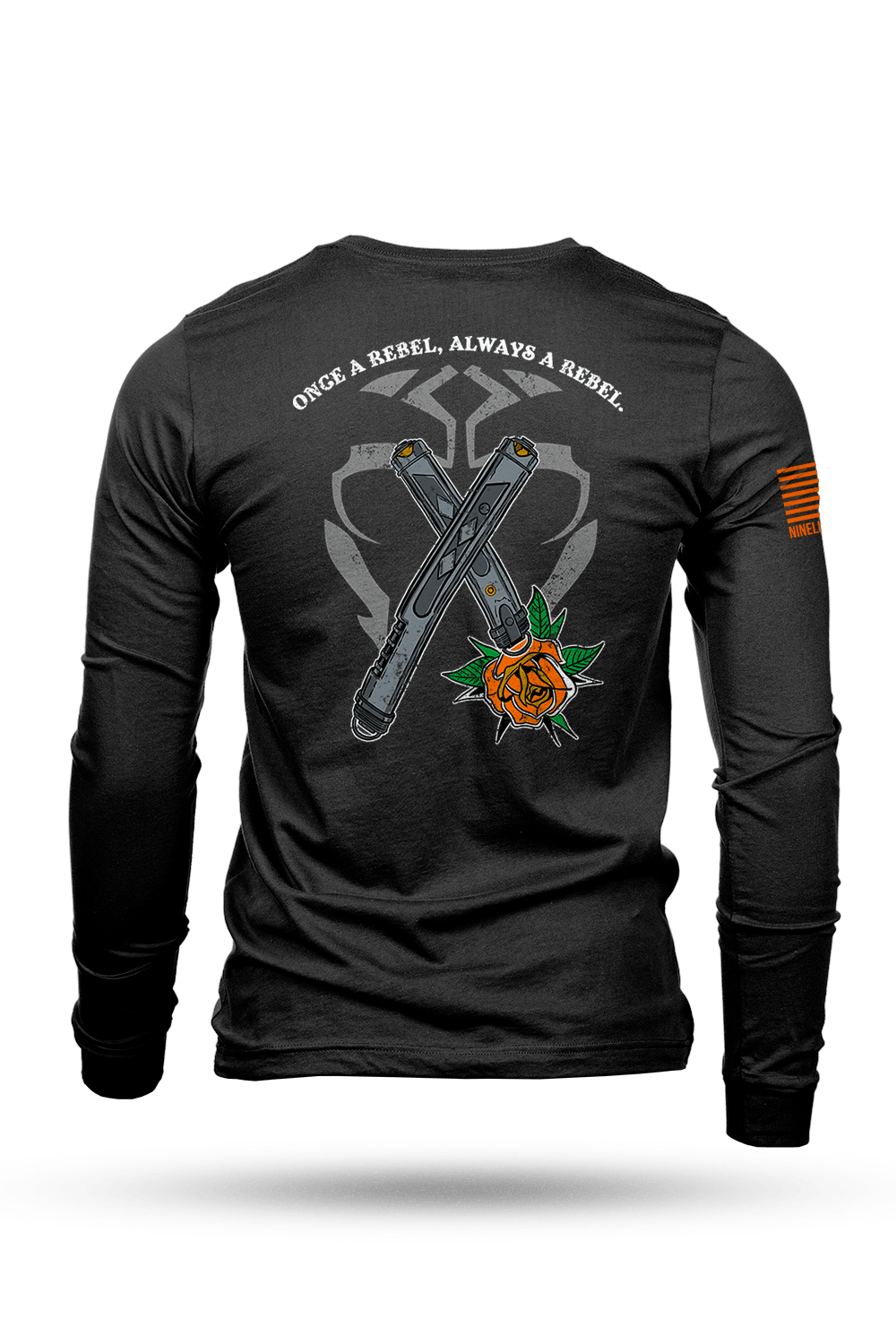 Men's Long Sleeve - Once a Rebel - Nine Line Apparel