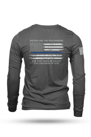 Men's Long Sleeve - Thin Blue Line - Nine Line Apparel