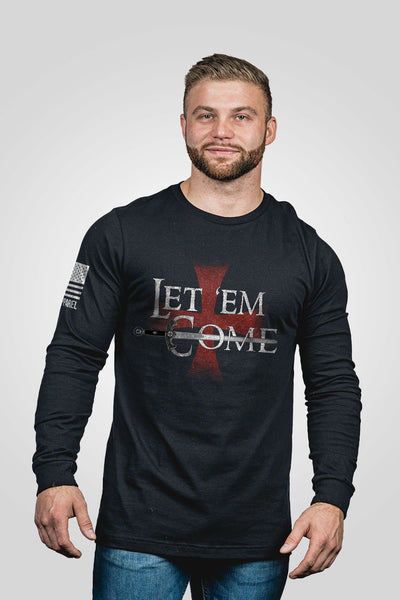 Men's Mark Oz Long Sleeve - Let em Come - Nine Line Apparel