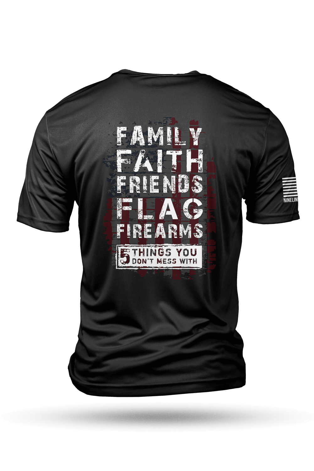 Men s Moisture Wicking Activewear Shirt 5 Things Nine Line Apparel