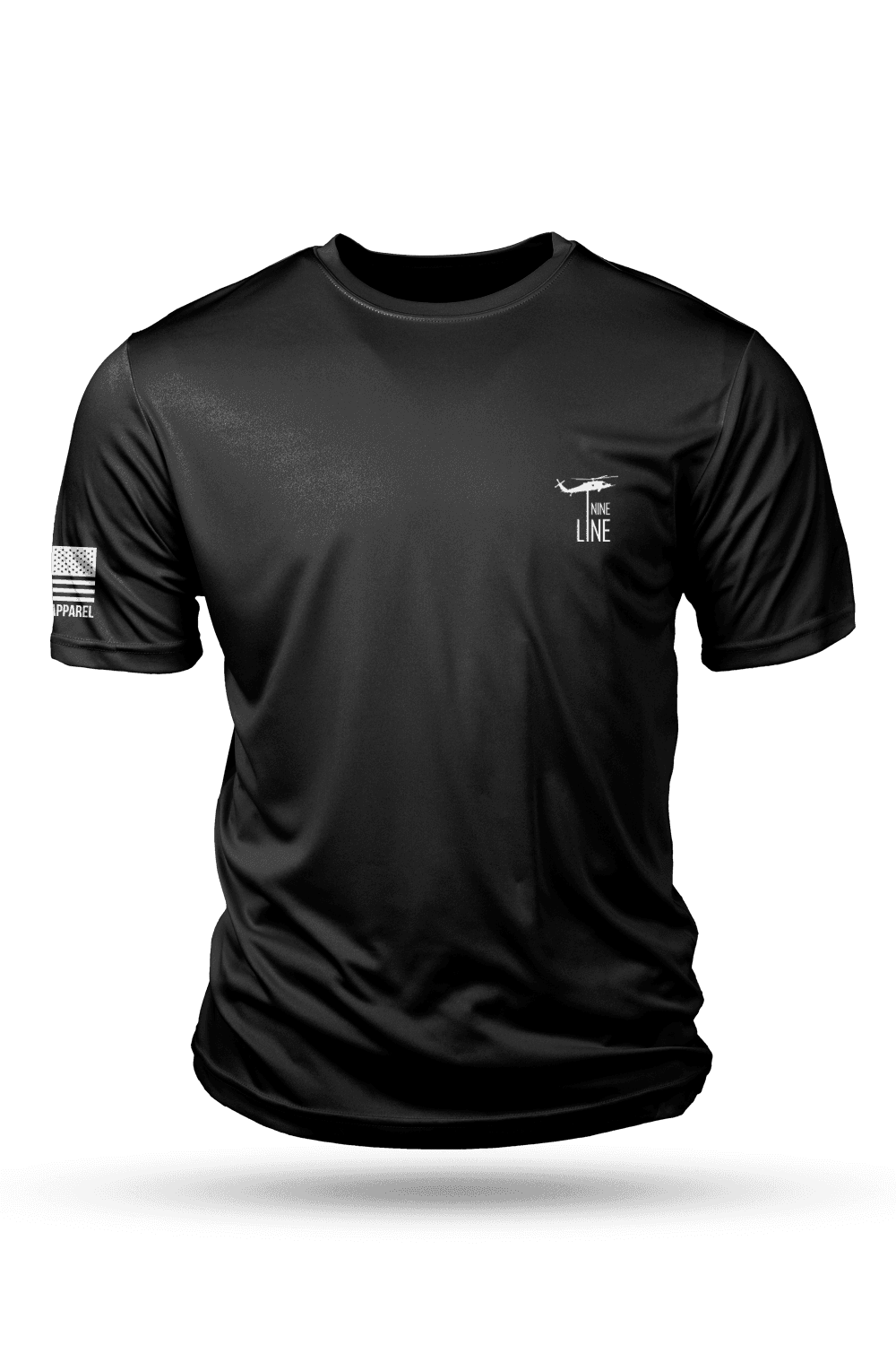 Men's Moisture Wicking T-Shirt - Anchor Flag - Nine Line Apparel