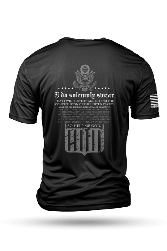 Men's Moisture Wicking T-Shirt - The Oath - Nine Line Apparel