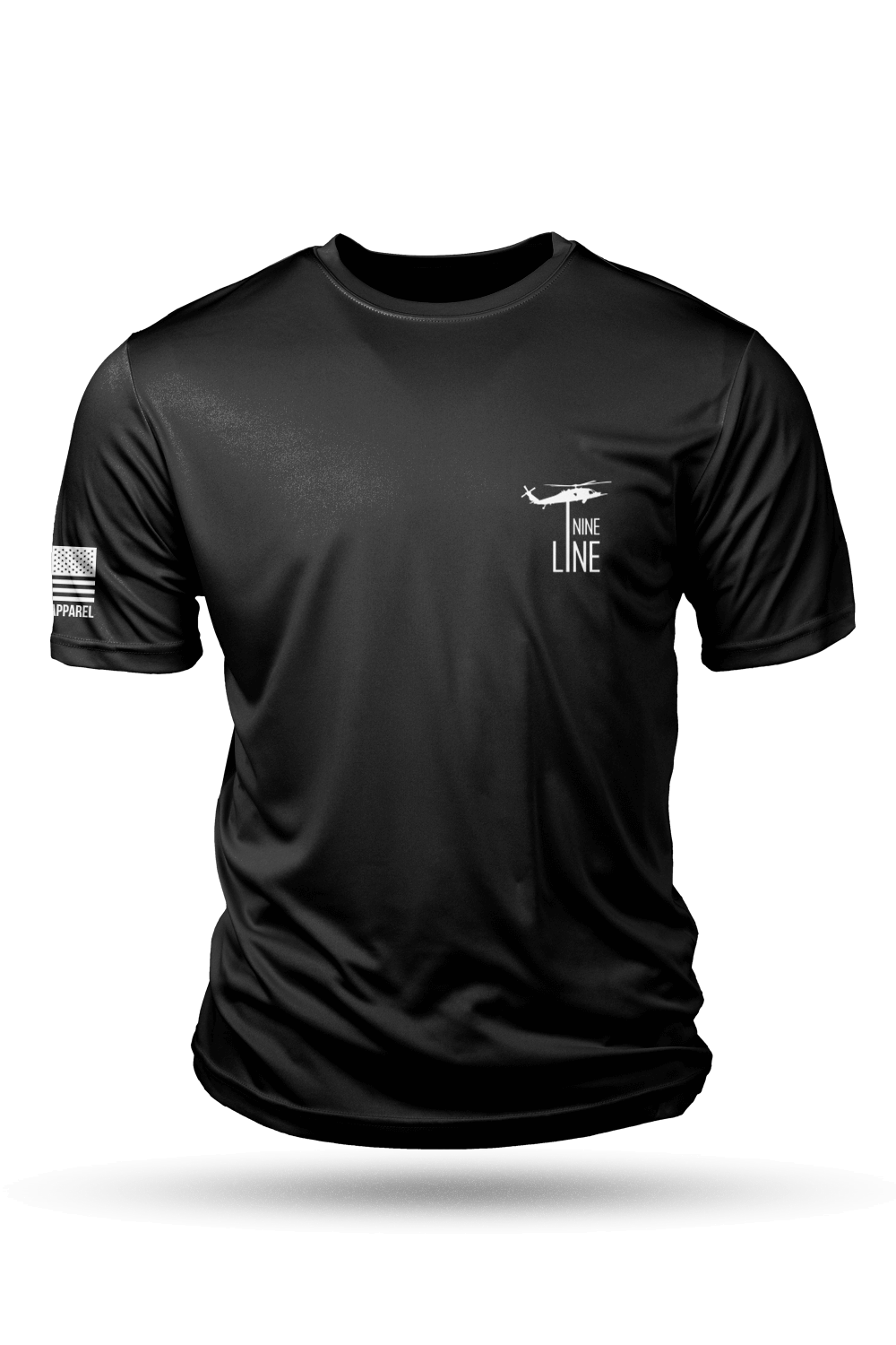 Men's Moisture Wicking T-Shirt - Thin Red Line - Nine Line Apparel