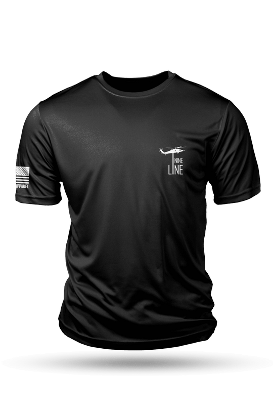 Men's Moisture Wicking T-Shirt - Thin Red Line - Nine Line Apparel