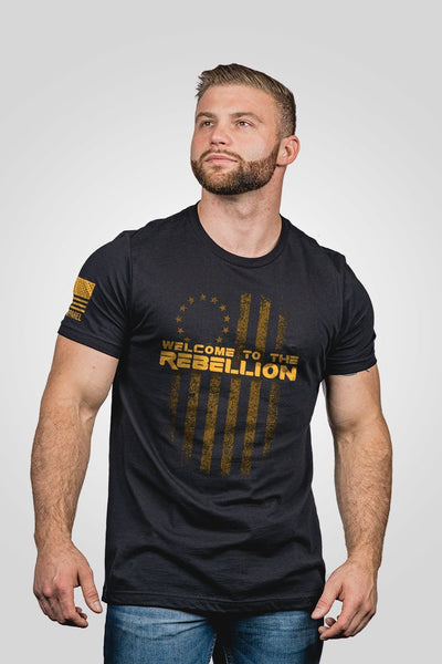 Men's T-Shirt - Welcome to the Rebellion - Nine Line Apparel