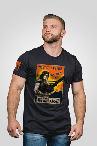 Men's T-Shirt - Welcome to the Rebellion - Fight - Nine Line Apparel