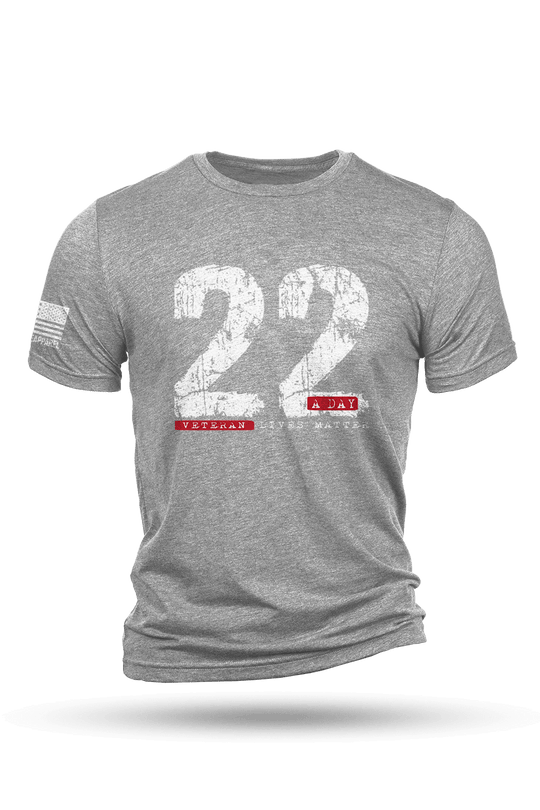 Men's Tri-Blend T-Shirt - 22 A Day - Nine Line Apparel