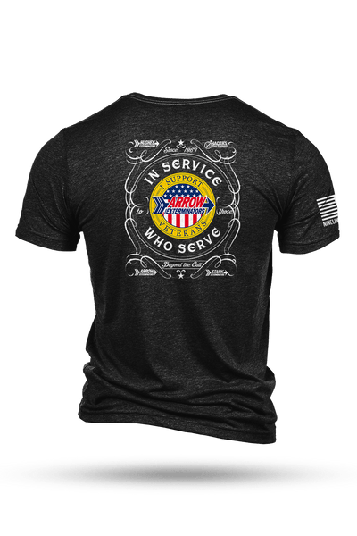 Men's Tri-Blend T-Shirt - Arrow Exterminators - Nine Line Apparel