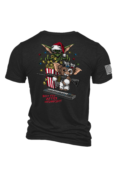 Men's Tri-Blend T-Shirt - Belt Fed Christmas - Nine Line Apparel