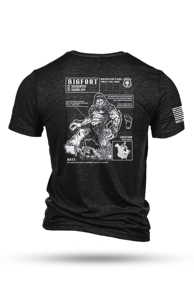 Men's Tri-Blend T-Shirt - Bigfoot (NLA Cryptid Hunters) - Nine Line Apparel