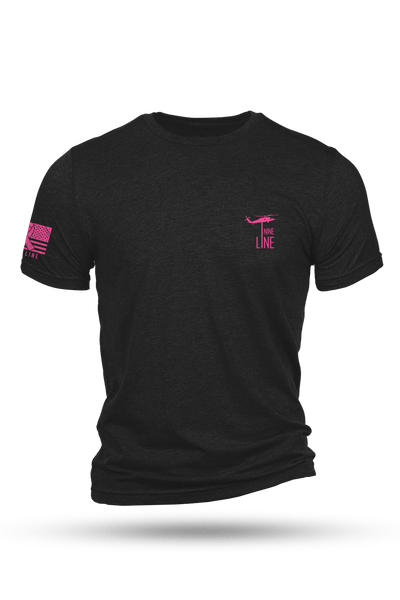 Men's Tri-Blend T-Shirt - Breast Cancer One Fight - Nine Line Apparel