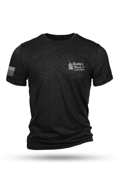 Men's Tri-Blend T-Shirt - Buddy's House of Breakfast - Nine Line Apparel