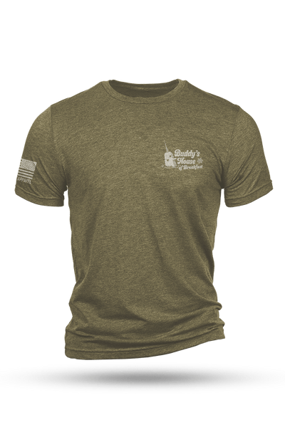 Men's Tri-Blend T-Shirt - Buddy's House of Breakfast - Nine Line Apparel