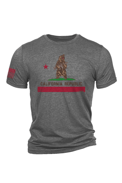 Men's Tri-Blend T-Shirt - CALIFORNIA 2A - Nine Line Apparel