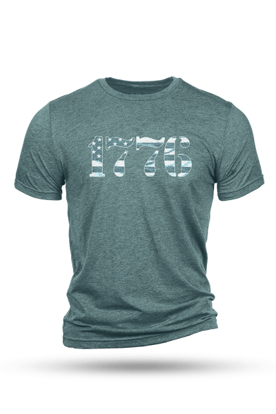 Men's Tri-Blend T-Shirt - Chad Prather - 1776 Stars and Stripes - Nine Line Apparel