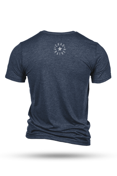 Men's Tri-Blend T-Shirt - Chad Prather - 1776 Stars and Stripes - Nine Line Apparel