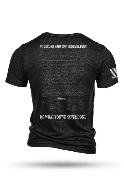 Men's Tri-Blend T-Shirt - Do What You've Never Done - Nine Line Apparel