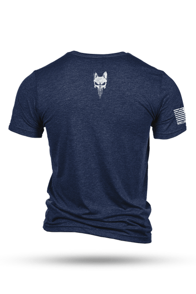 Men's Tri-Blend T-Shirt - Dogs>People - Nine Line Apparel