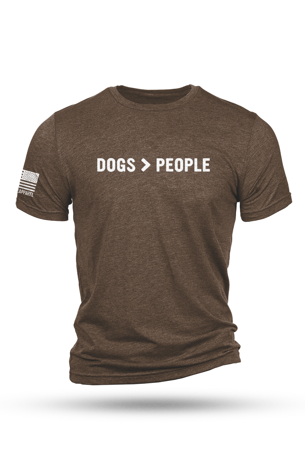 Men's Tri-Blend T-Shirt - Dogs>People - Nine Line Apparel