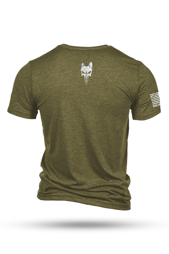 Men's Tri-Blend T-Shirt - Dogs>People - Nine Line Apparel