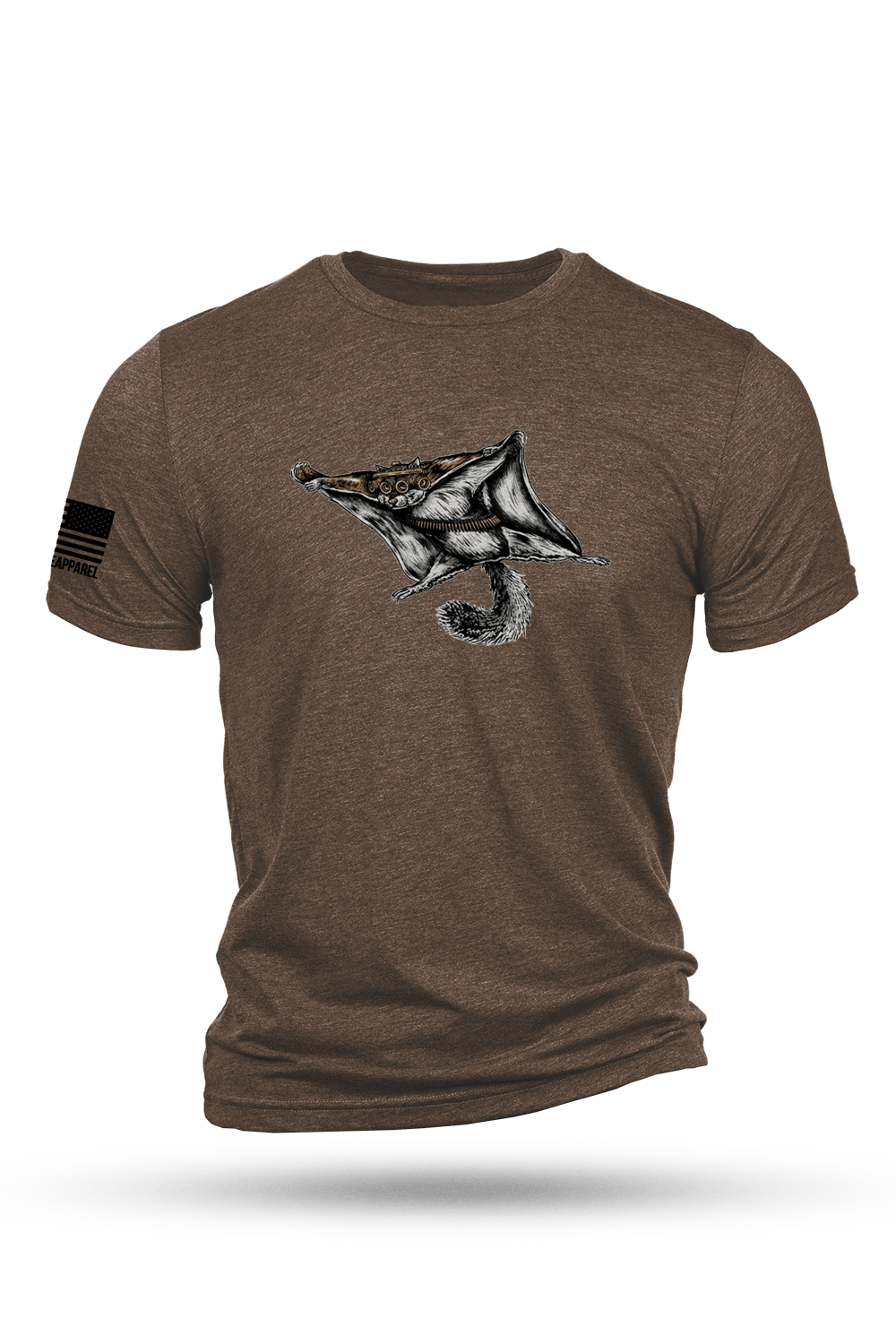 Men's Tri-Blend T-Shirt - FLYING SQUIRREL - Nine Line Apparel