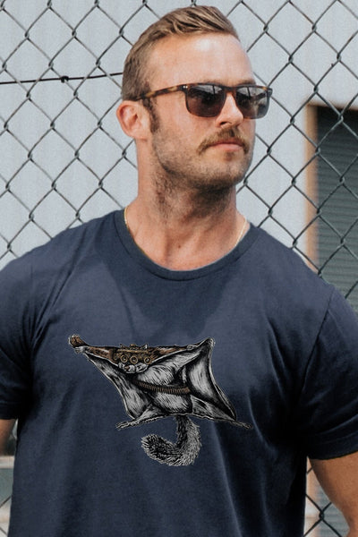 Men's Tri-Blend T-Shirt - FLYING SQUIRREL - Nine Line Apparel