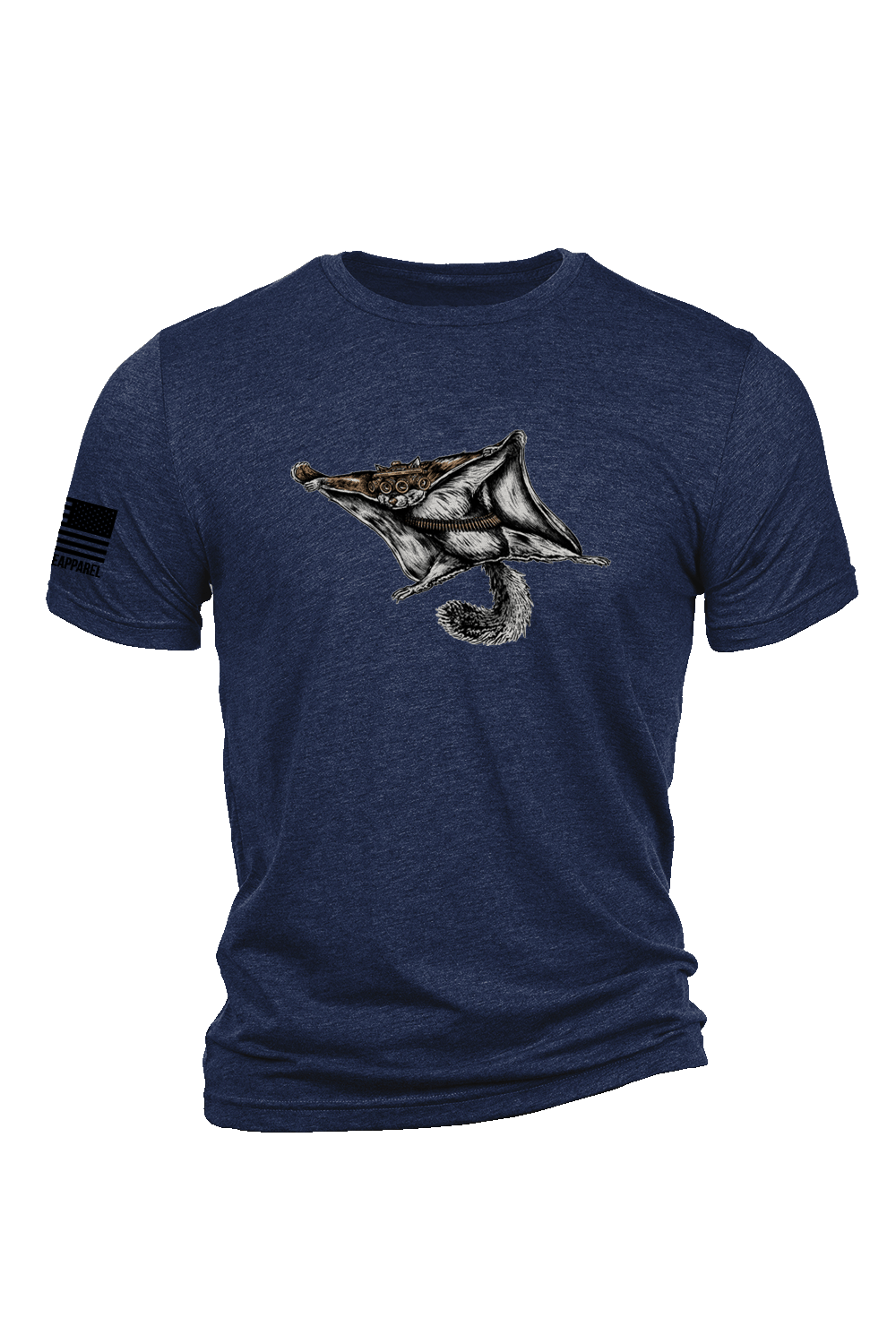 Men's Tri-Blend T-Shirt - FLYING SQUIRREL - Nine Line Apparel