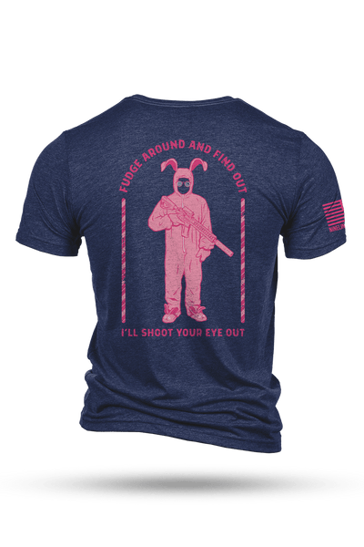 Men's Tri-Blend T-Shirt - FUDGE AROUND - Nine Line Apparel