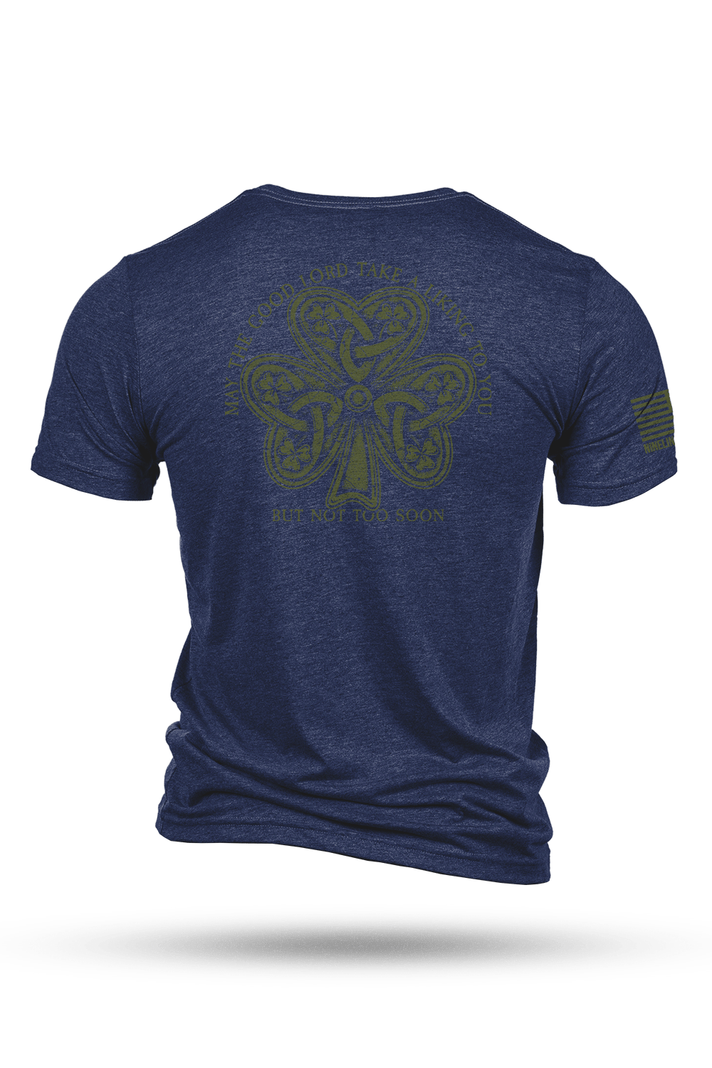 Men's Tri-Blend T-Shirt - Good Lord Clover - Nine Line Apparel