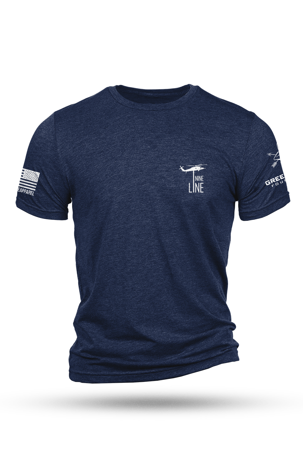 Men's Tri-Blend T-Shirt - Green Beret Foundation - Brothers in Battle - Nine Line Apparel