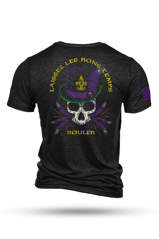 Men's Tri-Blend T-Shirt - Let The Good Times Roll - Nine Line Apparel