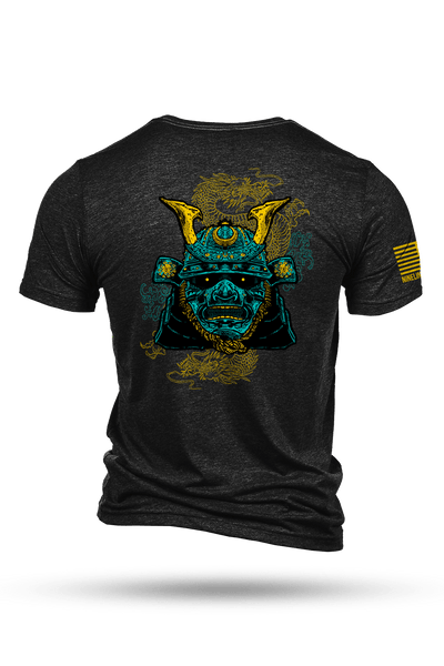 Men's Tri-Blend T-Shirt - Neon Samurai - Nine Line Apparel