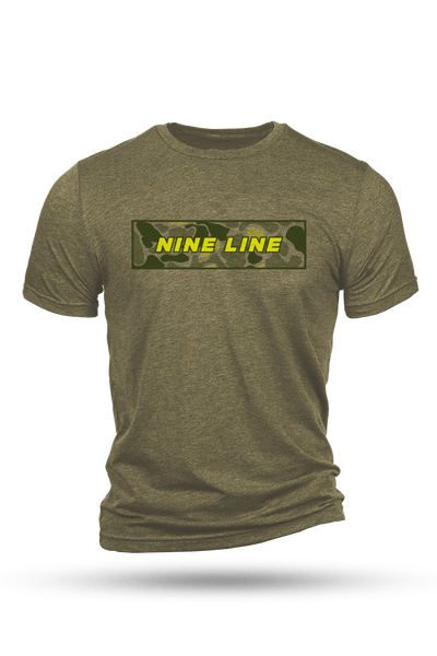 Men's Tri-Blend T-Shirt - NL FROG SKIN CAMO - Nine Line Apparel