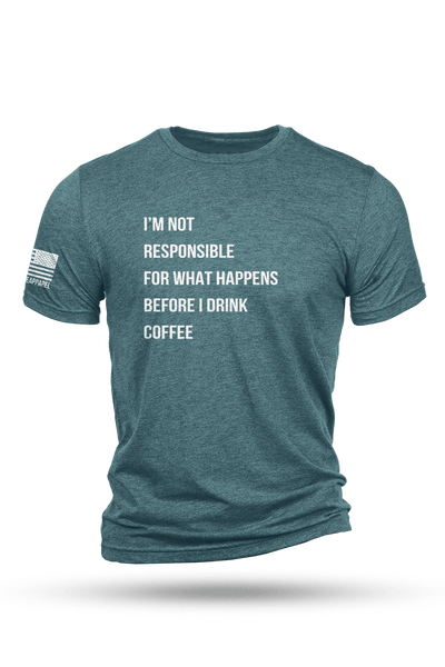 Men's Tri-Blend T-Shirt - NOT RESPONSIBLE - Nine Line Apparel
