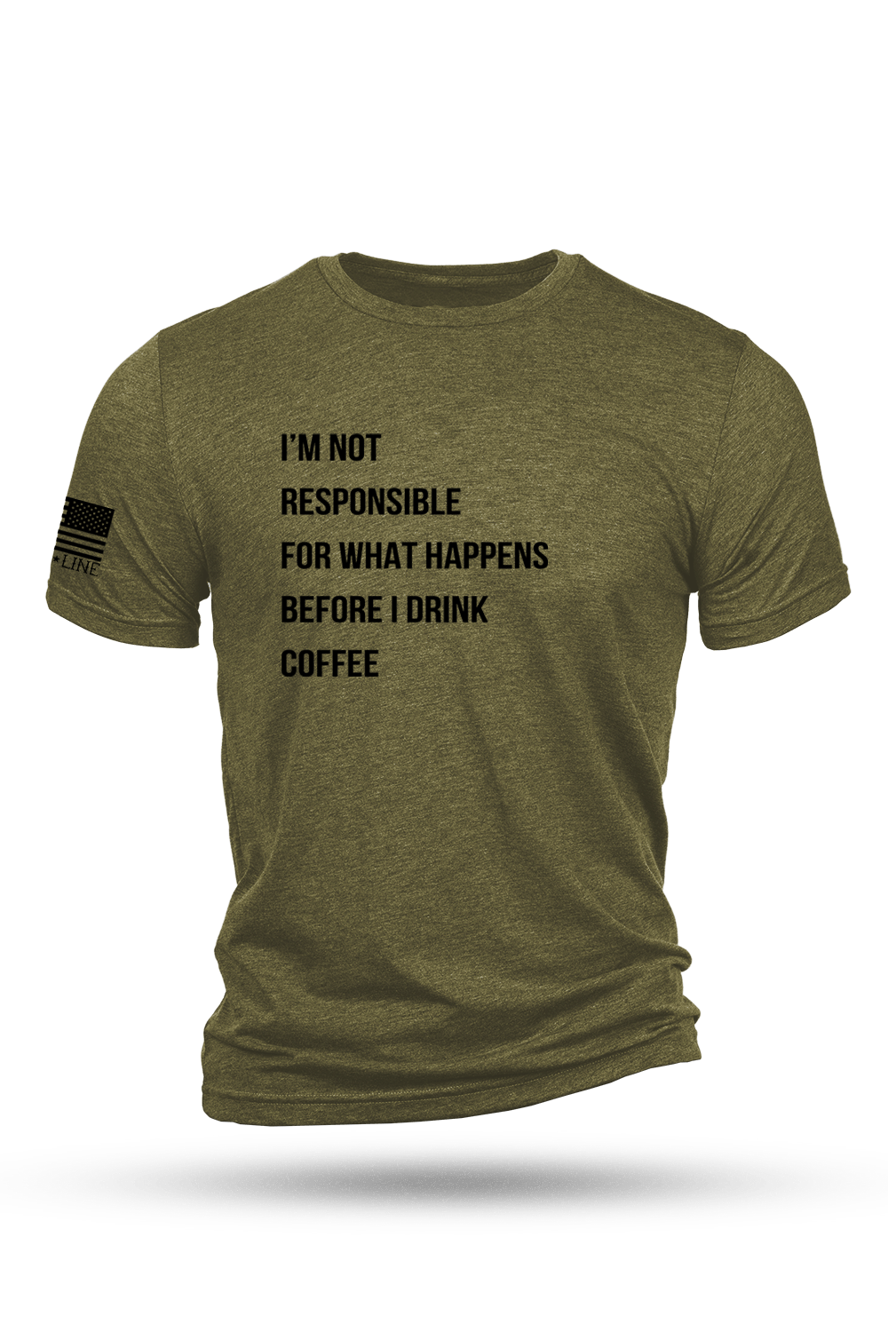 Men's Tri-Blend T-Shirt - NOT RESPONSIBLE - Nine Line Apparel