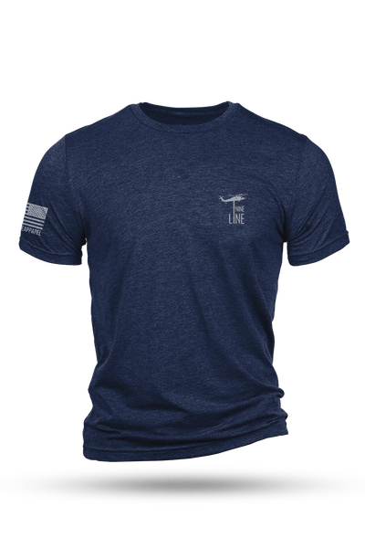Men's Tri-Blend T-Shirt - Rod Of Caduceus Snakes - Nine Line Apparel