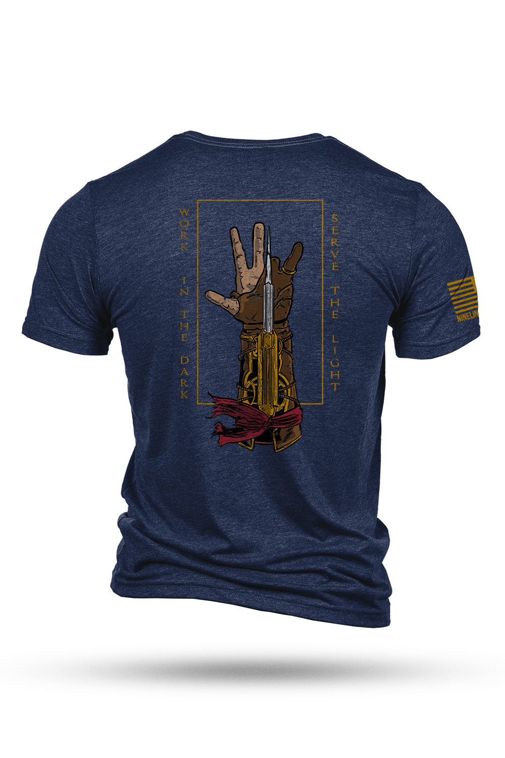 Men's Tri-Blend T-Shirt - Serve the Light - Nine Line Apparel
