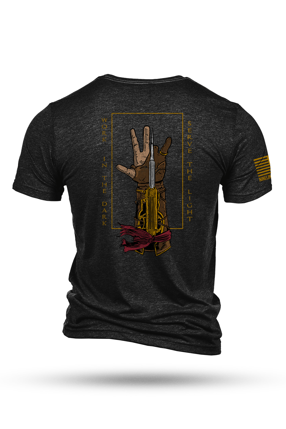 Men's Tri-Blend T-Shirt - Serve the Light - Nine Line Apparel
